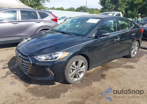 2017 Hyundai Elantra Limited from USA, damaged, VIN 5NPD84LF6HH093669